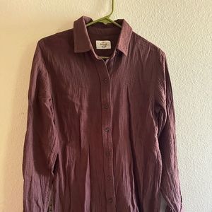 Marine layer Delilah button down